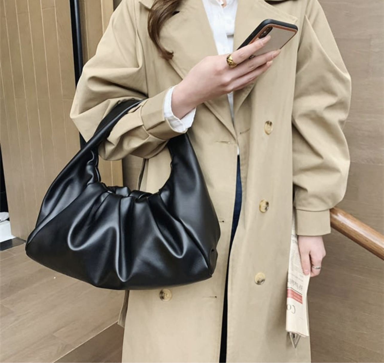 Wrinkled Snapper Bag