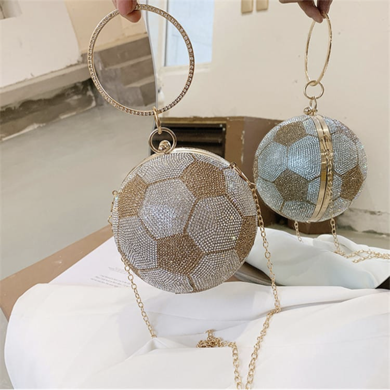 Rhinestone Basketball and soccer bag