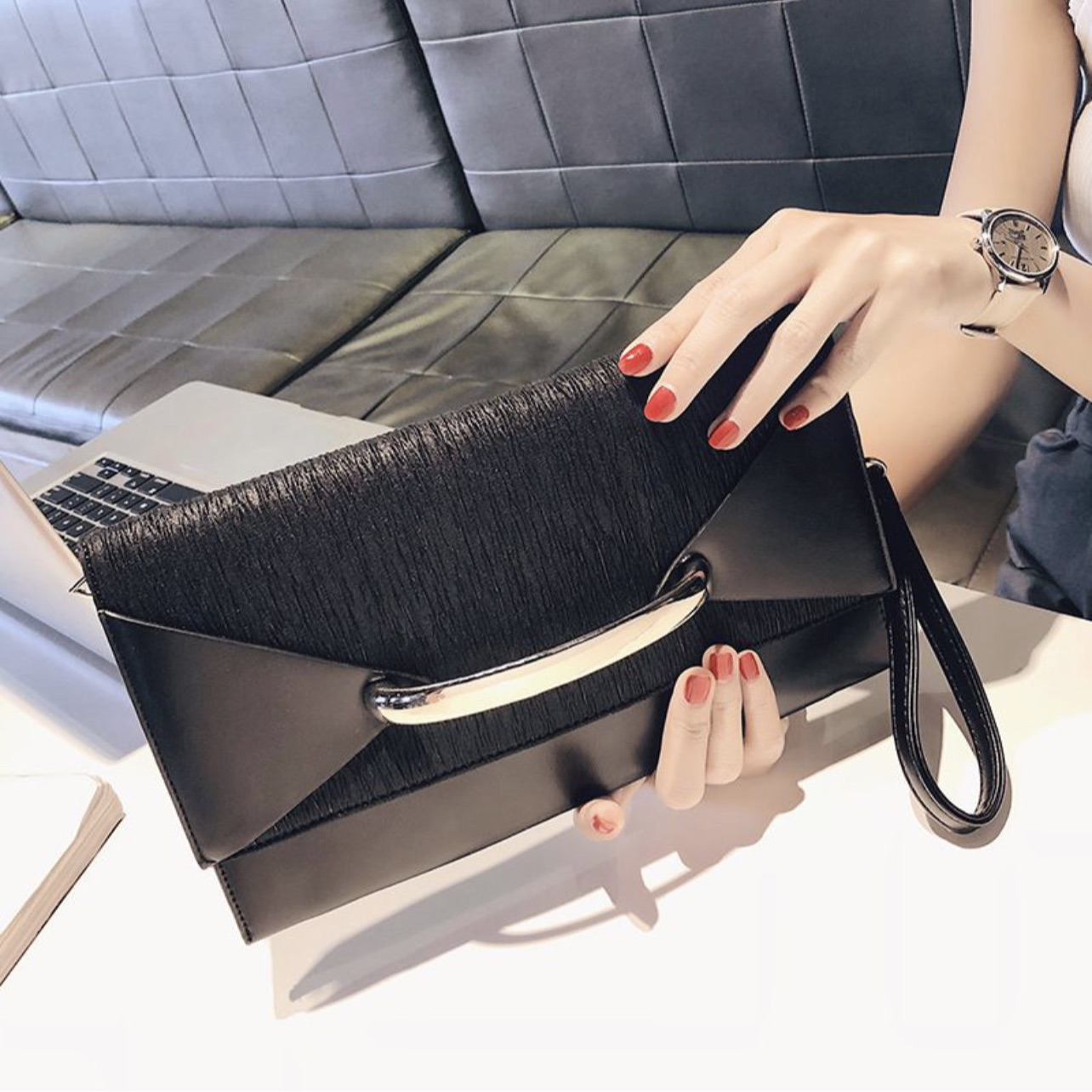 Unique Square Clutch