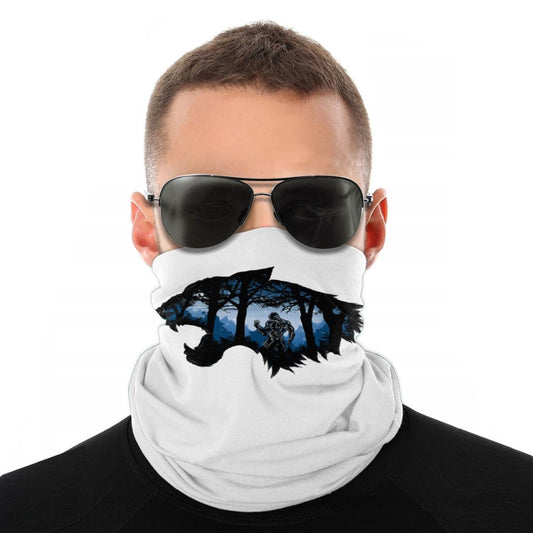 "Black Panther" White Mask.