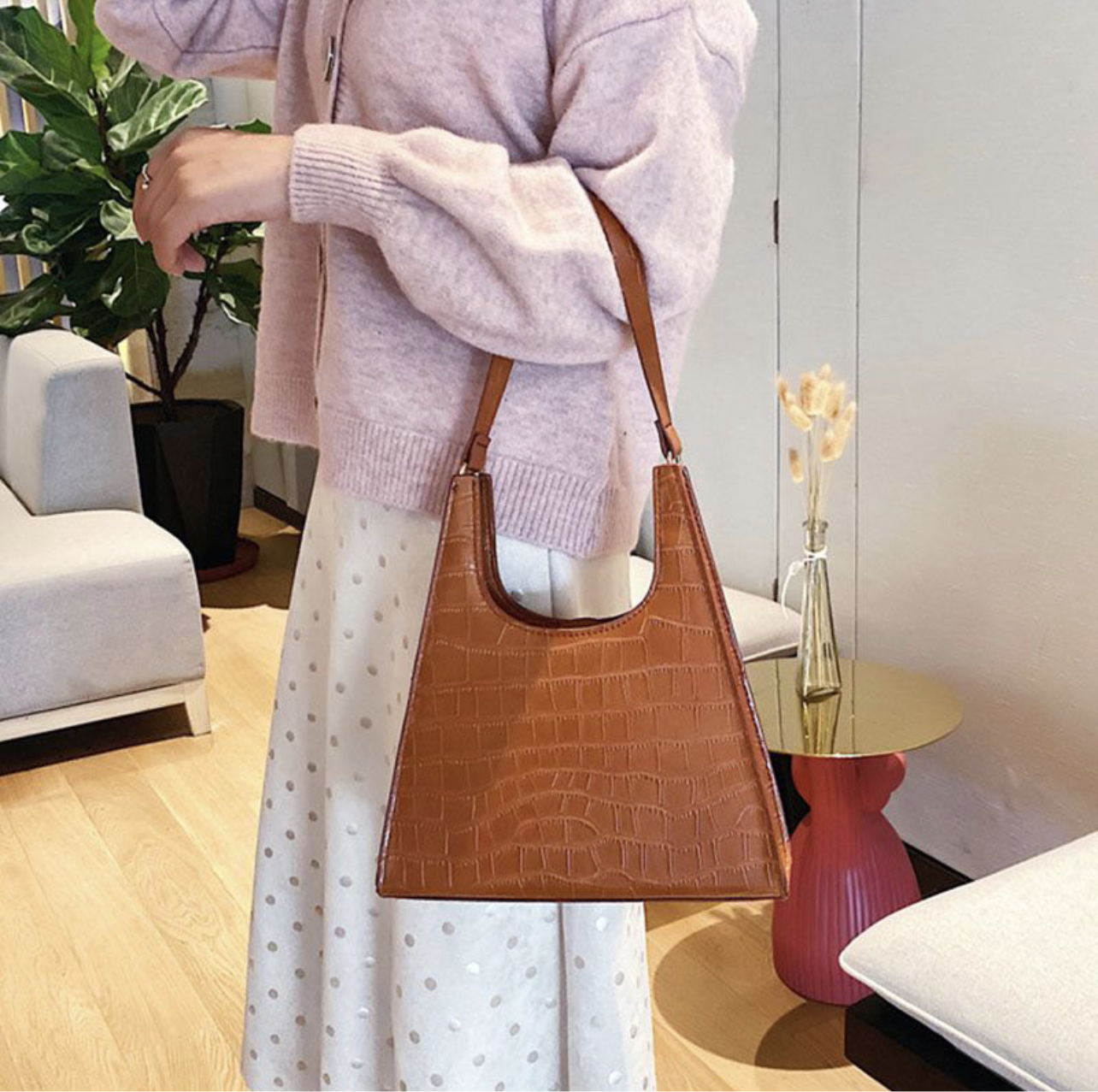 Rhombi shoulder bag