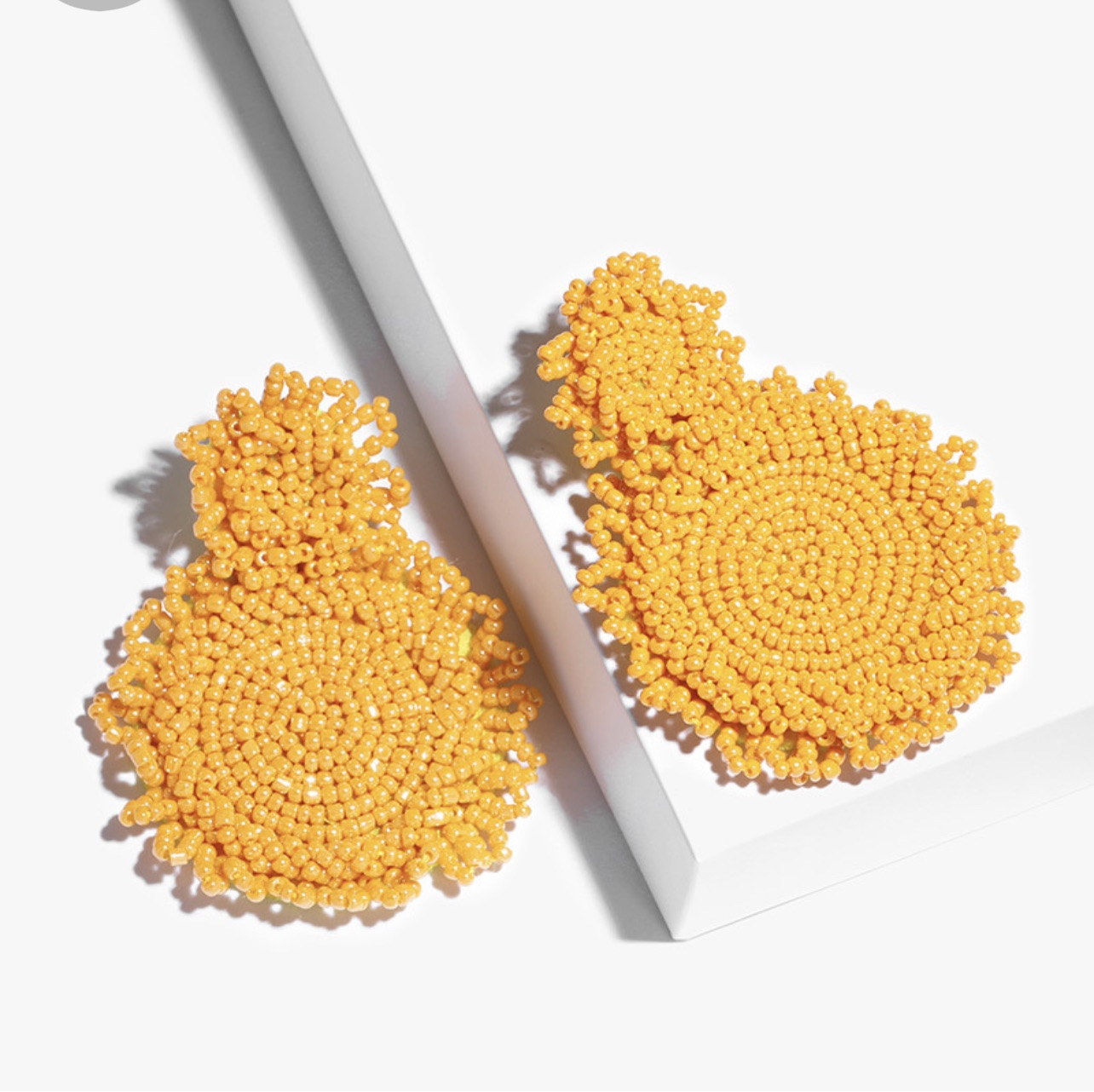 Exaggerated Rice Bead Earrings