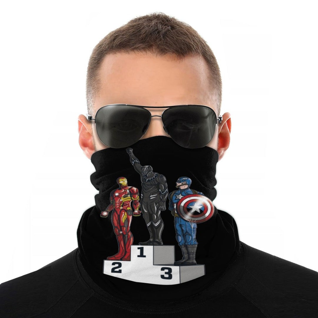 Black Panther, Iron Man & Captain America