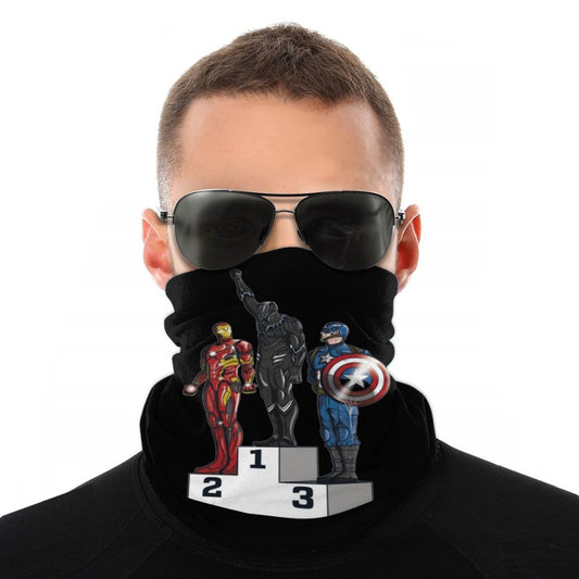 Black Panther, Iron Man & Captain America