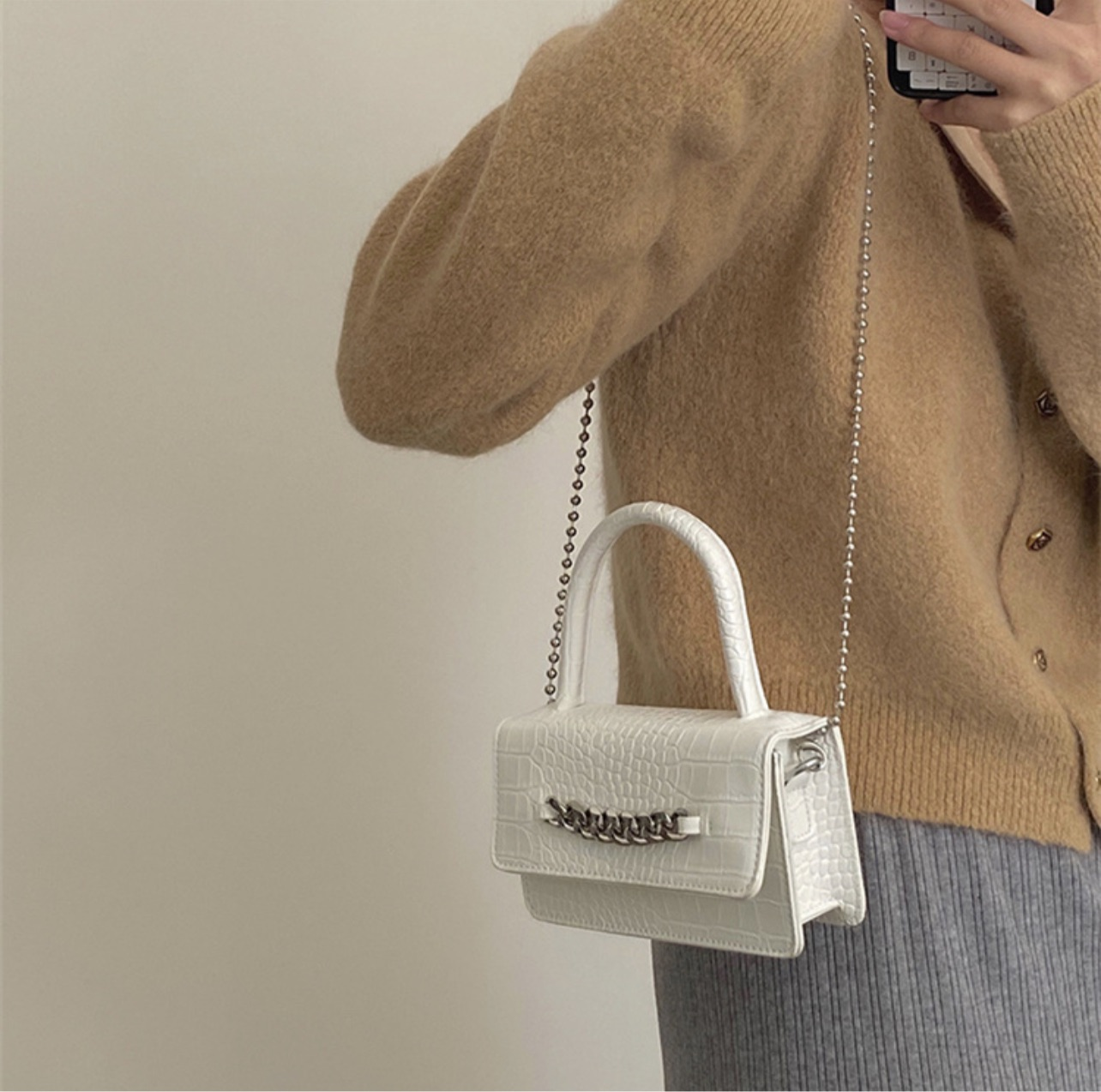 Rare World White Bag