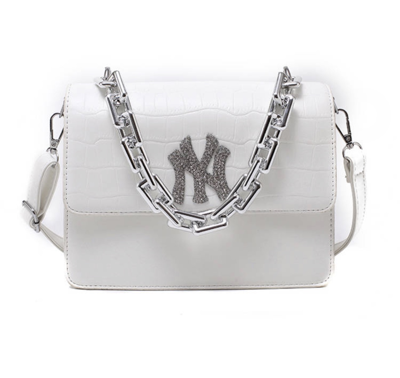 NY Rhinestone Croc Bag