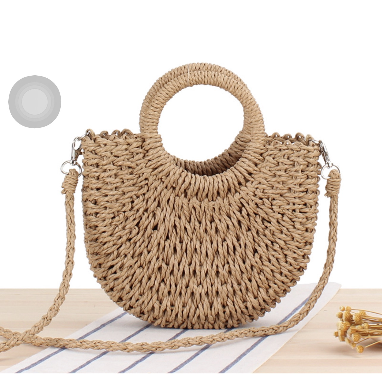 Handmade Straw Tote