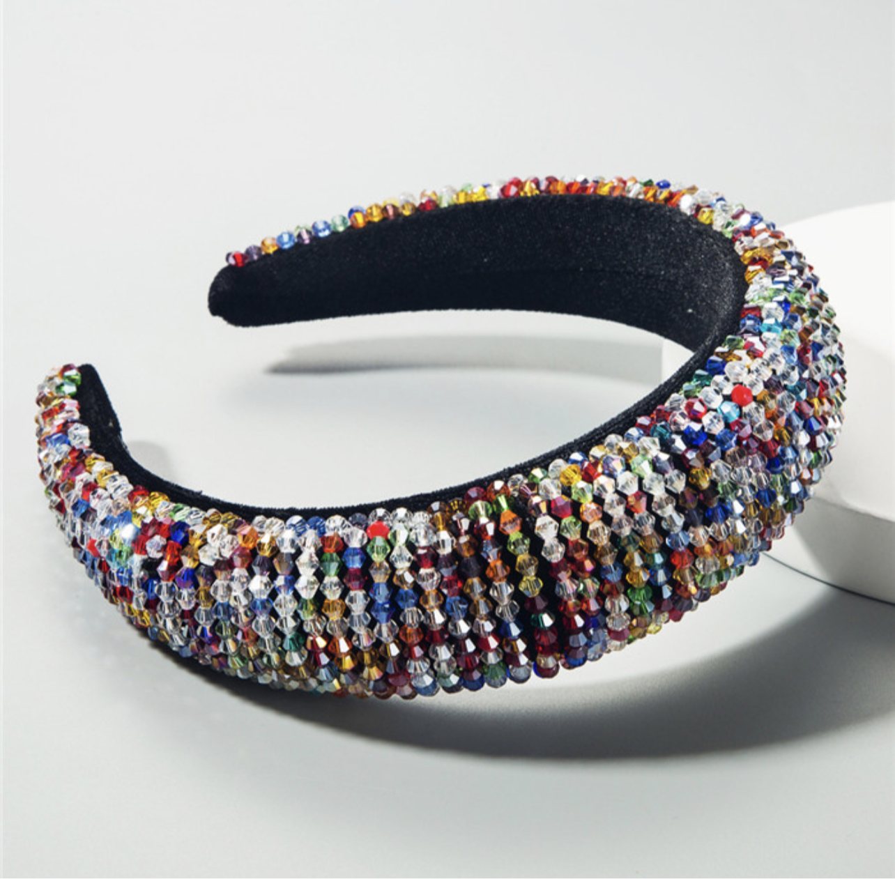 Handmade crystal headband