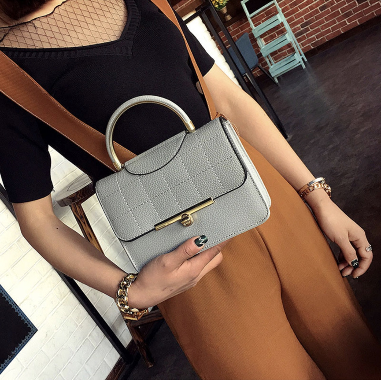 Rough Square Messenger Bag