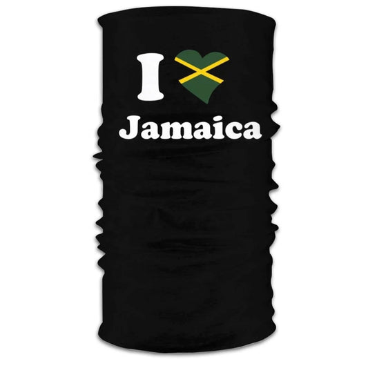 "I Love Jamaica" Face Mask/ Bandana