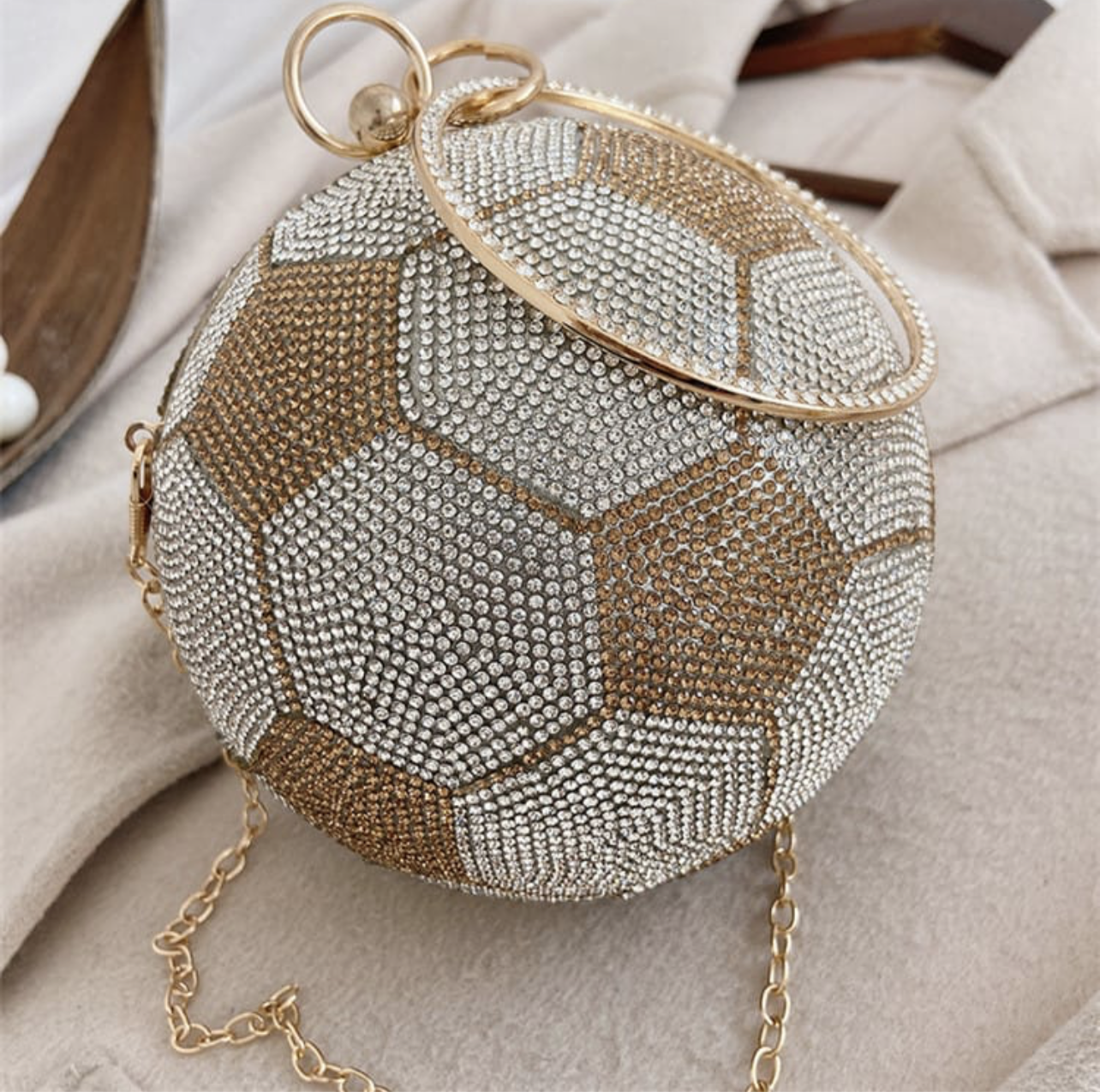 Rhinestone Basketball and soccer bag