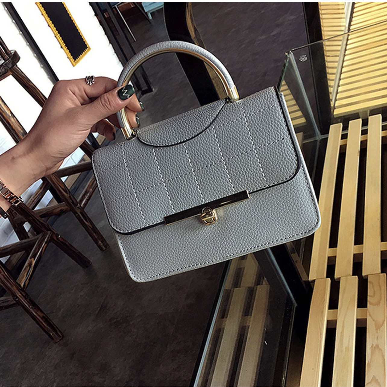 Rough Square Messenger Bag