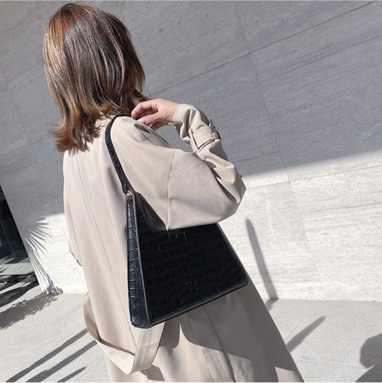 Rhombi shoulder bag
