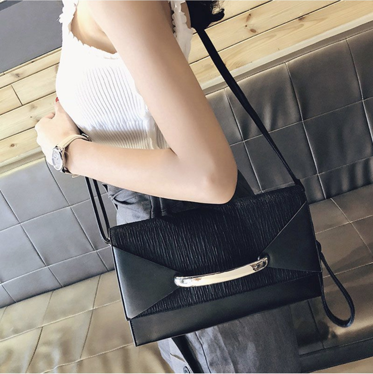 Unique Square Clutch