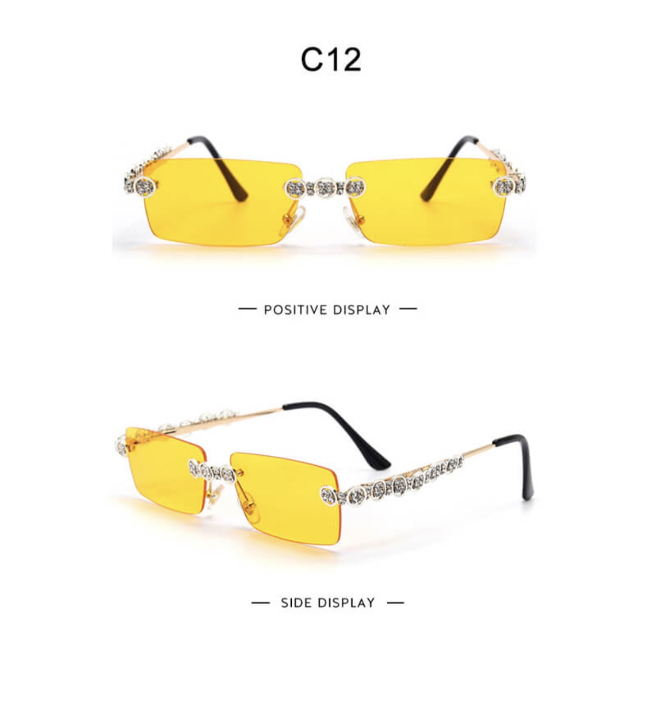 Sunny days rimless shades