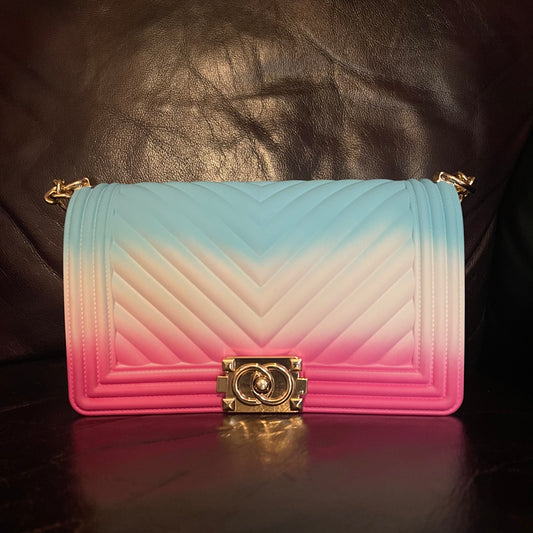 Blue, White & Pink Jelly bag
