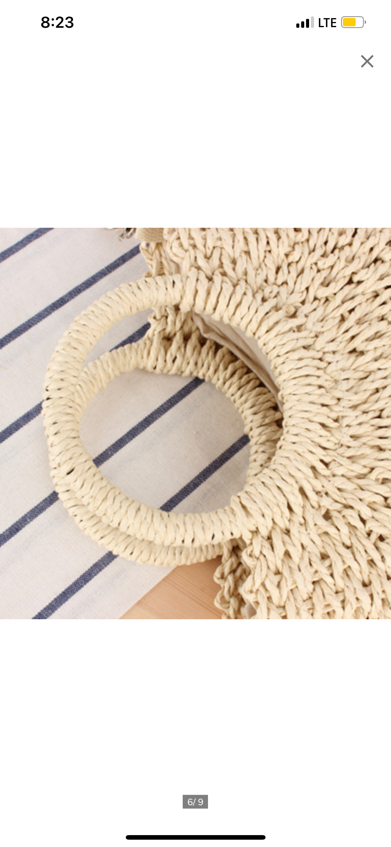 Handmade Straw Tote