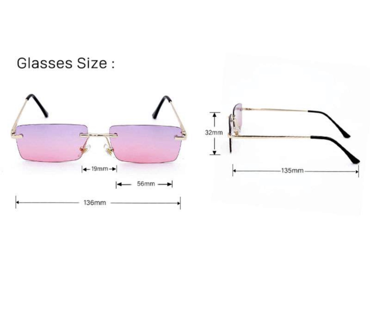 Suspicious Frameless Shades