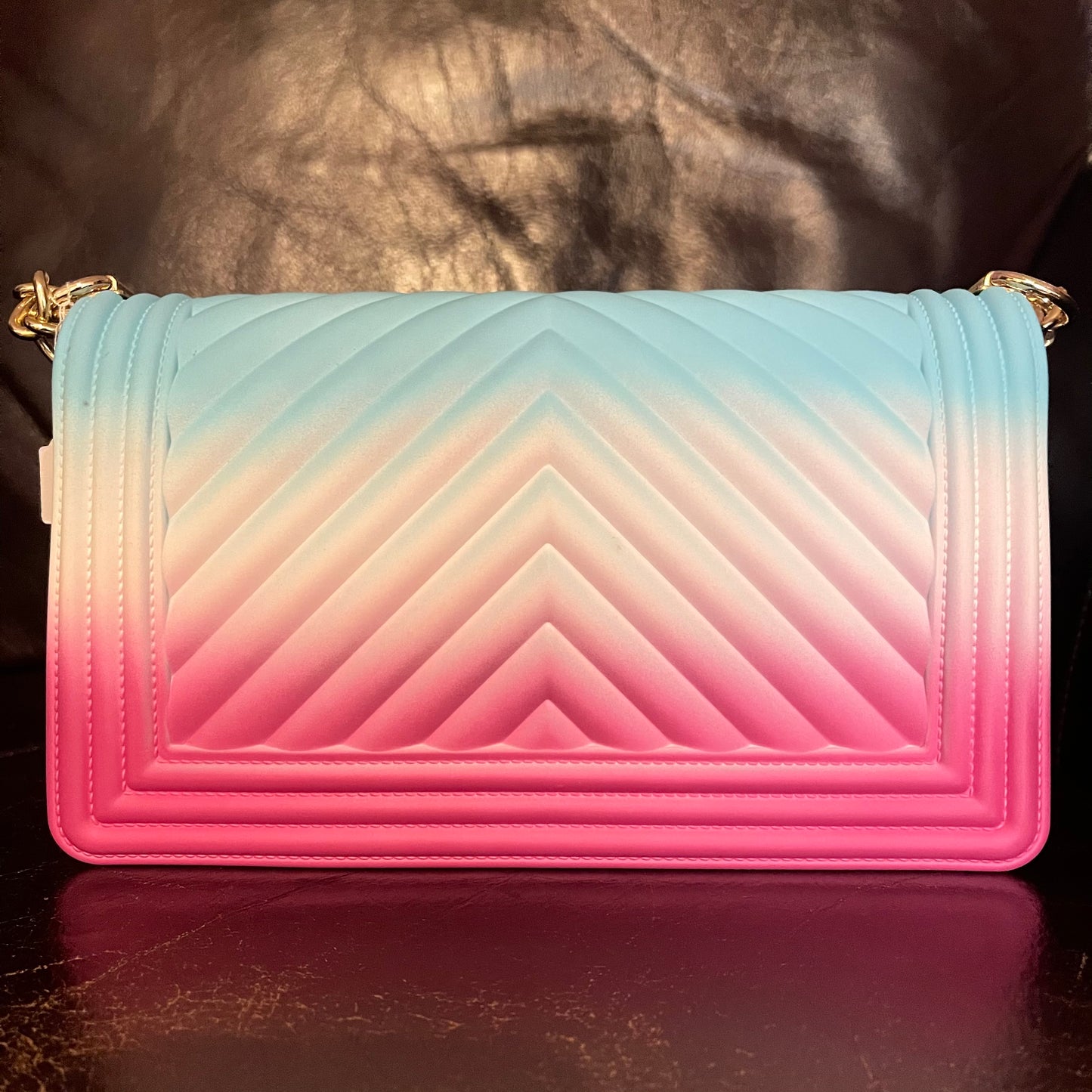 Blue, White & Pink Jelly bag
