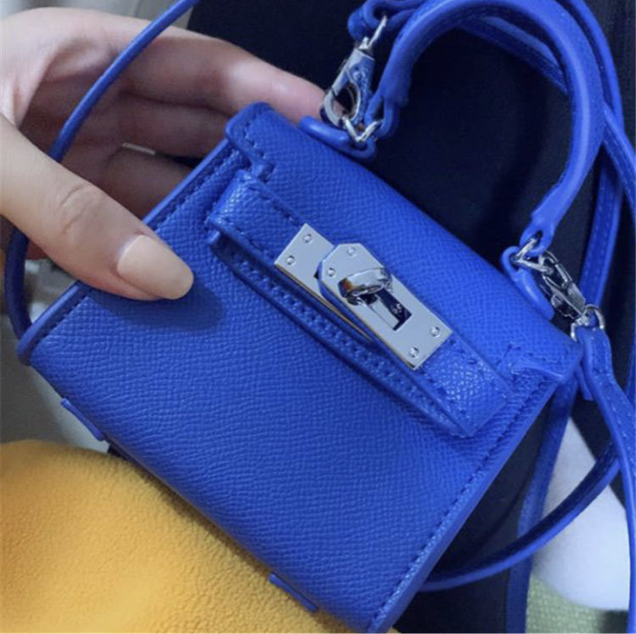 Static shock blue mini bag