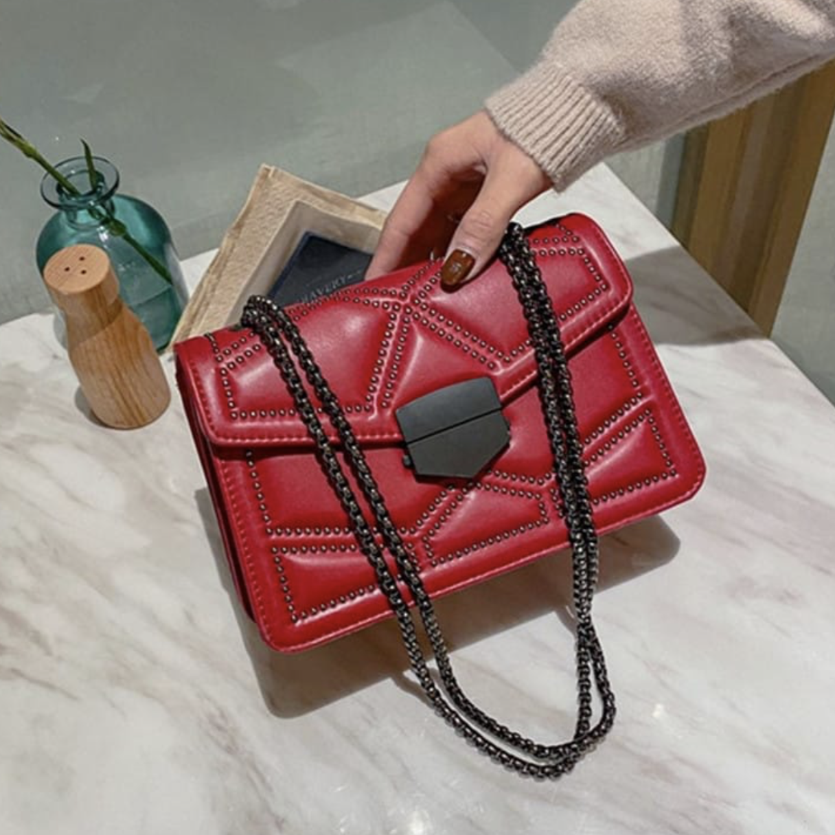 Renee Rivet Crossbody Bag – Fashion Factz